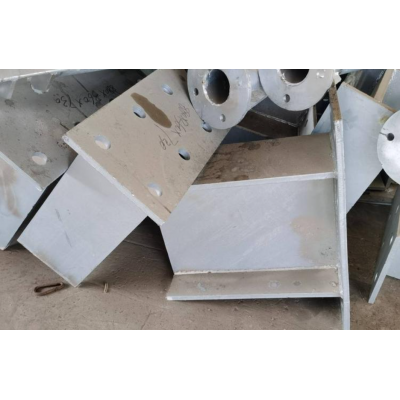 吊籃圍欄滲鋅橋墩吊圍欄吊圍欄角鋼支架加工定制